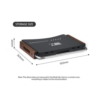 Naturehike Moyan Tabletop Travel Bbq Grill - Black