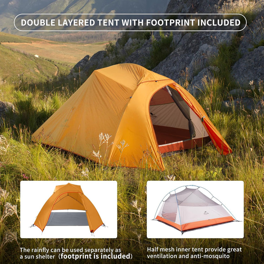 naturehike cloud up 3 person tent Cloud Up Base 3-Person Ultralight Backpacking Tent