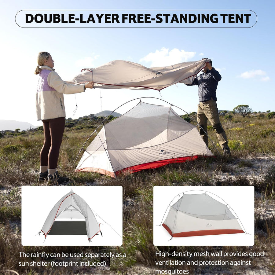 Naturehike Cloud Up™ Pro 2-Person Ultralight Backpacking Tent (2026)