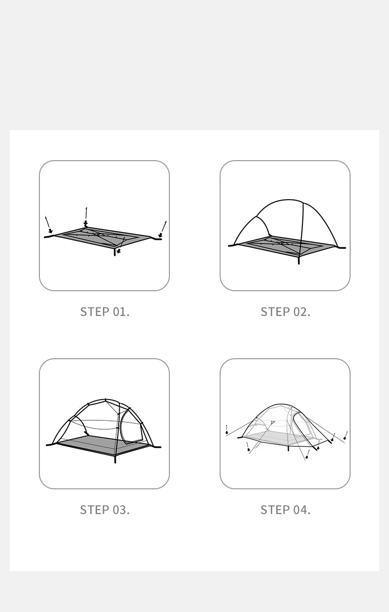 Naturehike Cloud Up™ Pro 3-Person Ultralight Backpacking Tent (2026)