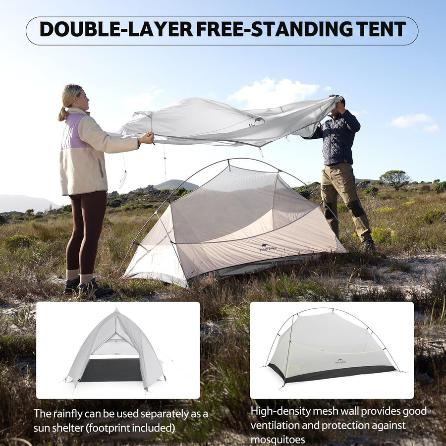 Naturehike Cloud Up™ UL 2-Person Ultralight Backpacking Tent (2026)