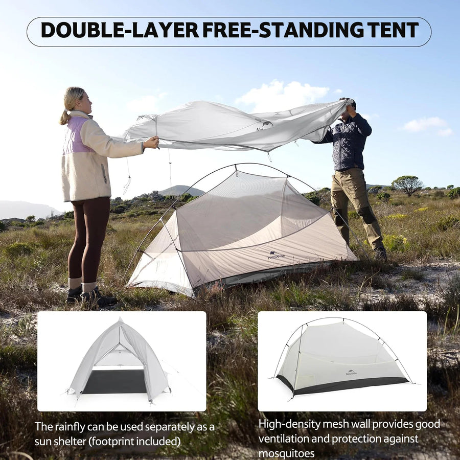 Naturehike Cloud Up™ UL 1-Person Ultralight Backpacking Tent (2026)