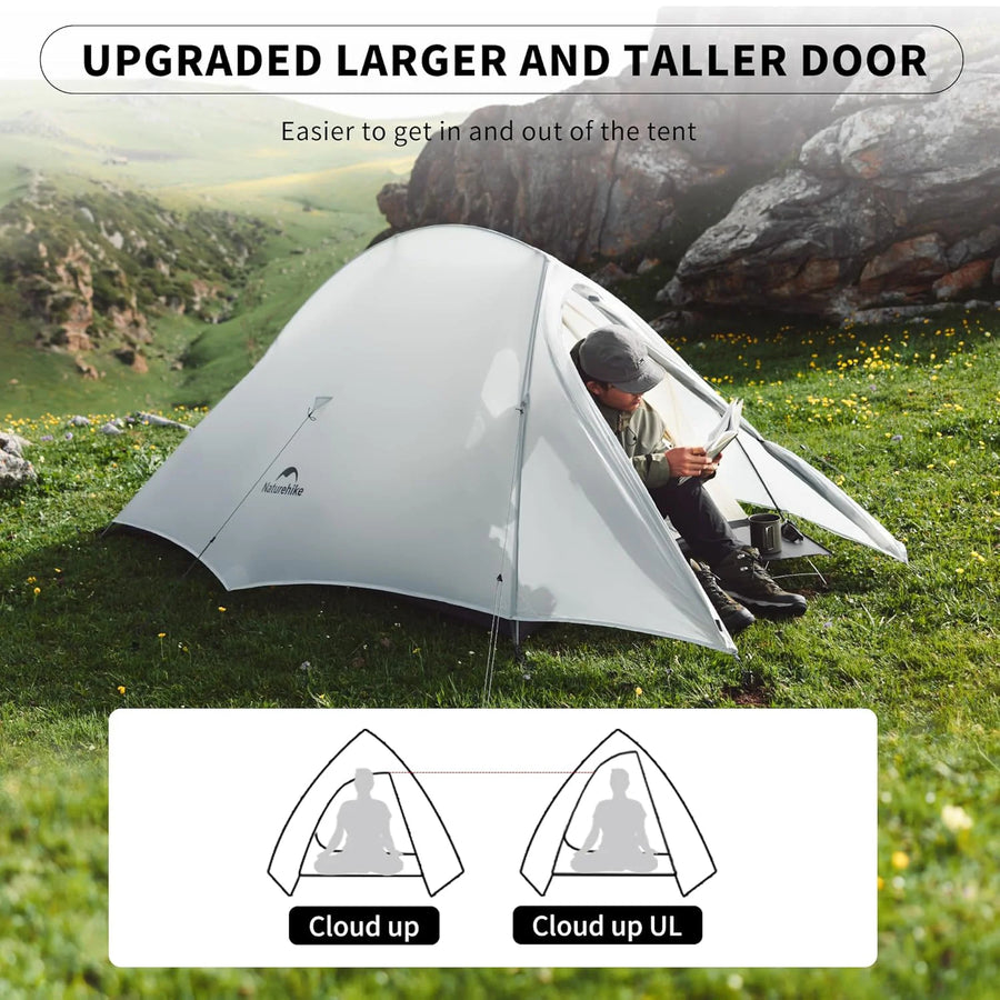 Naturehike Cloud Up™ UL 1-Person Ultralight Backpacking Tent (2026)