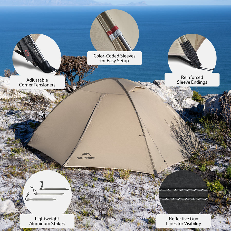 Naturehike Giling Pro™ 4-Season 2-Person Backpacking Tent (2026)