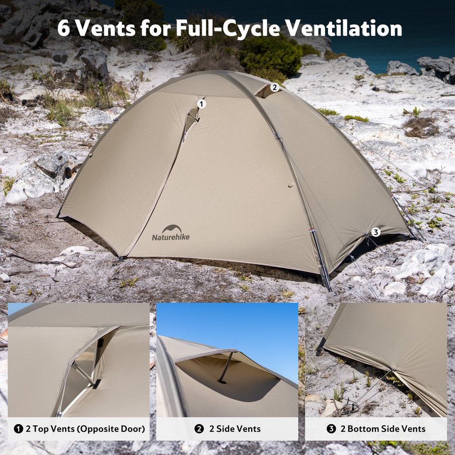Naturehike Giling Pro™ 4-Season 2-Person Backpacking Tent (2026)