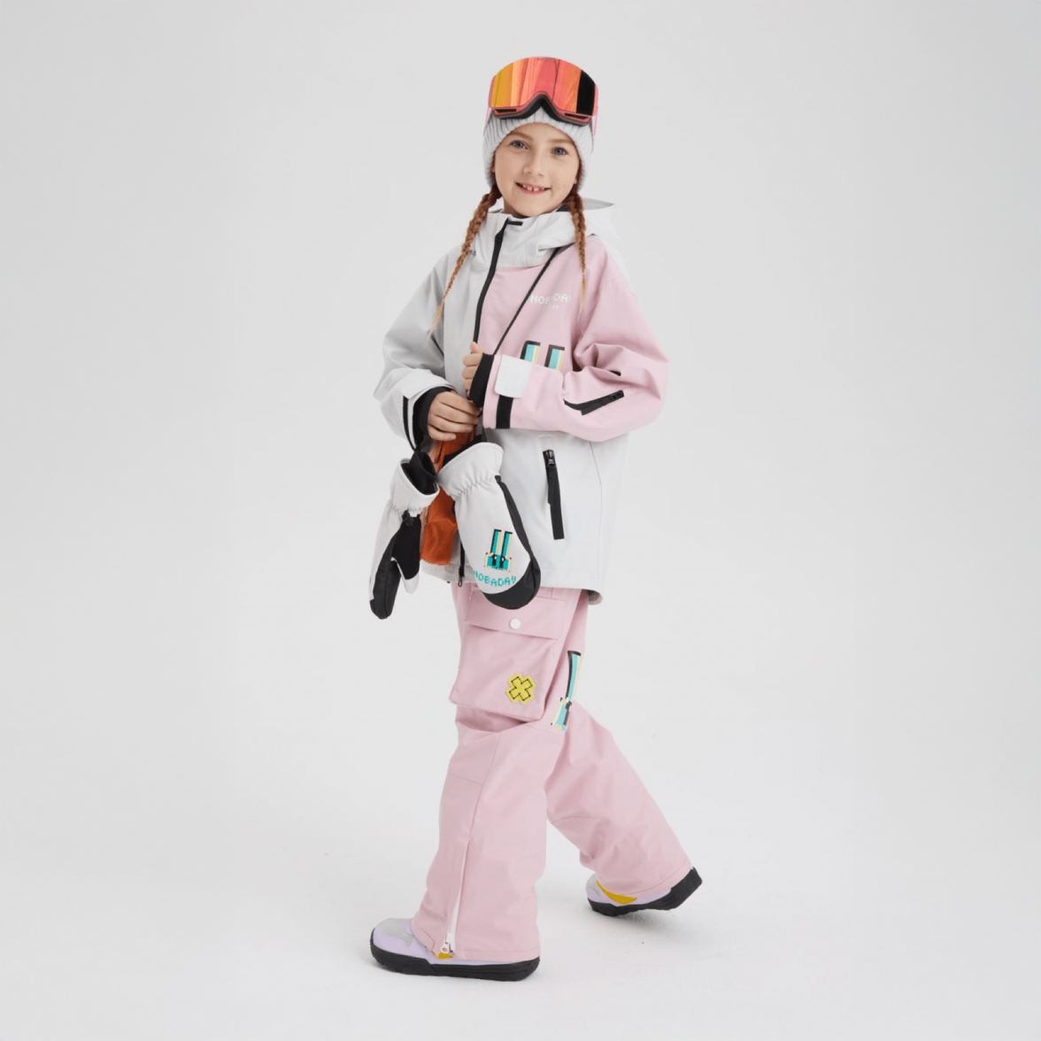 Nobaday Grom White Snow Jacket - Kids