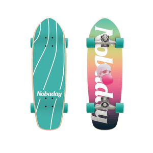 Nobaday 30 Inch Surf Skateboard - Shaka Bubo