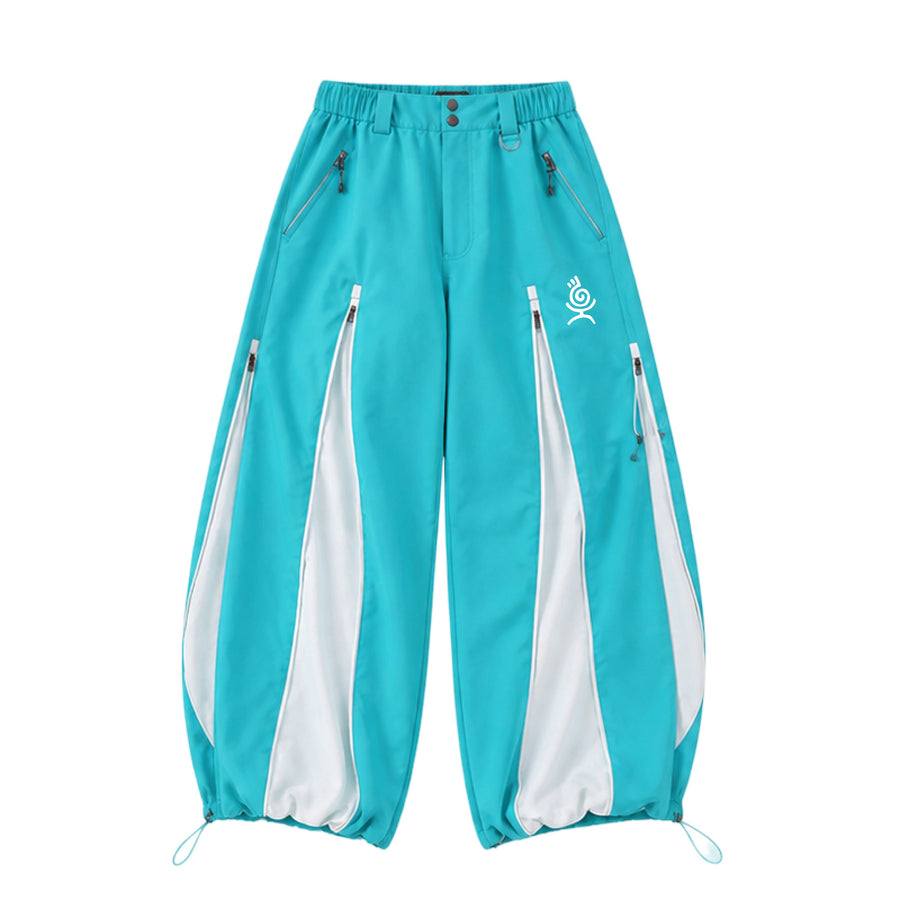 YEYEPOP Ghost Octopus 3L Insulated Snow Jacket & Pants Set - Unisex — Ice Teal