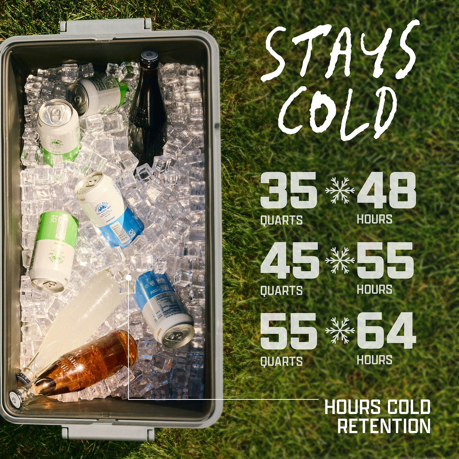 Coleman Snap 'N Go 45-Quart Collapsible Hard Cooler - Sapphire (view 4 of 8)