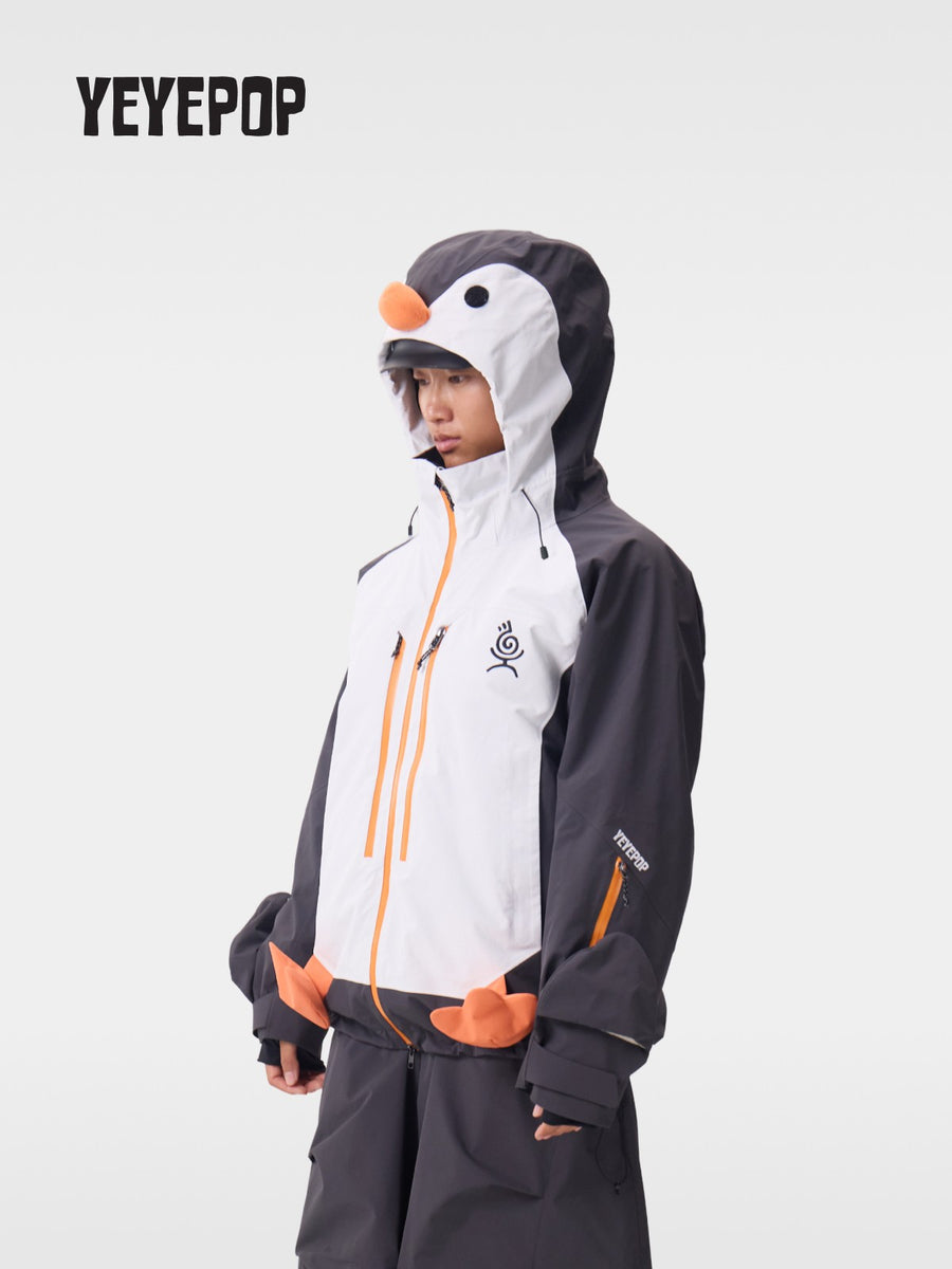 YEYEPOP Emperor Penguin 3L Insulated Snow Jacket & Pants - Unisex