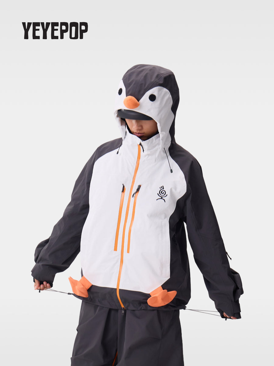 YEYEPOP Emperor Penguin 3L Insulated Snow Jacket & Pants - Unisex