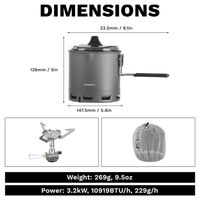 Fire Maple Petrel Ultralight Cooking Set-750ml 2026