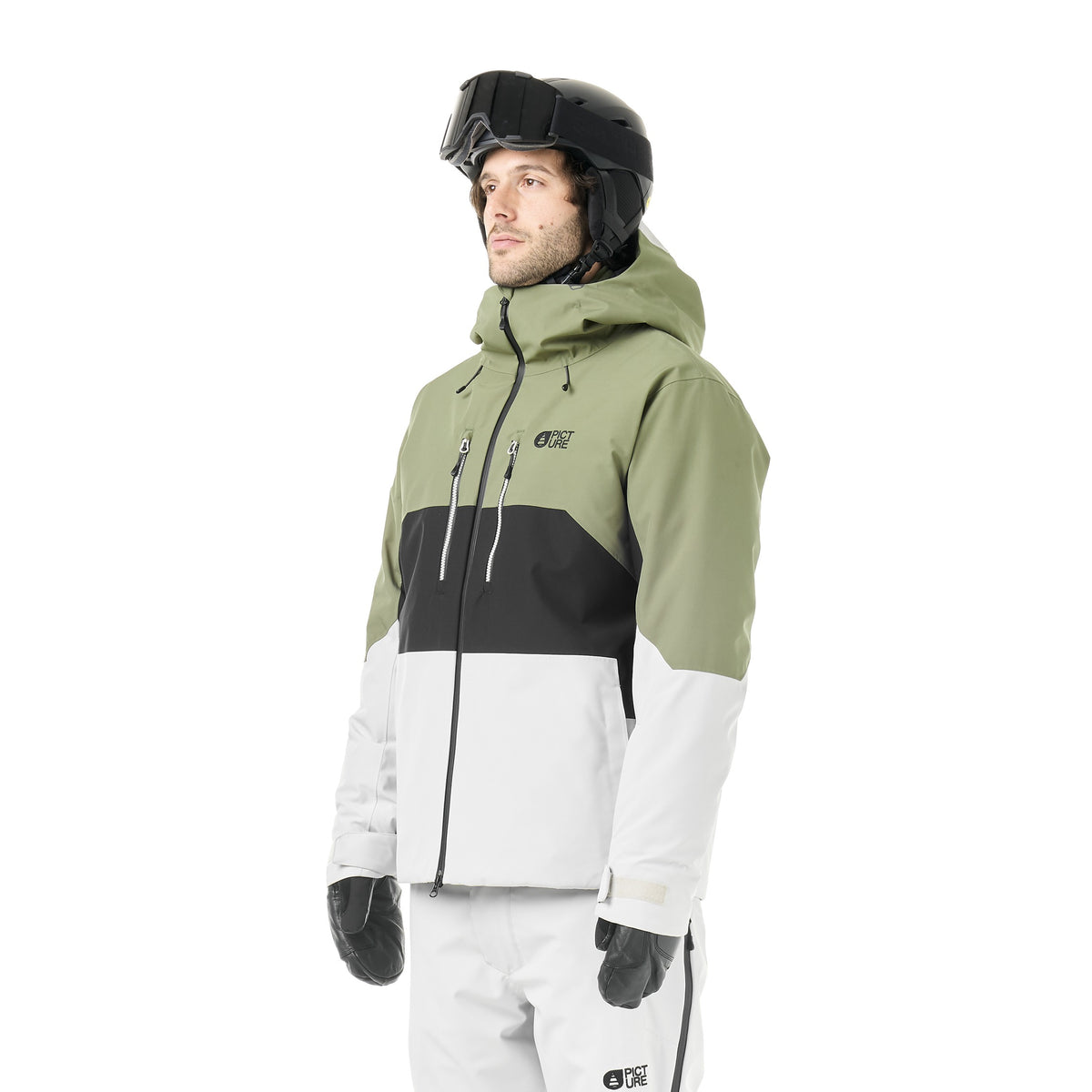 Picture Object Ski Jacket - Men's - Vapor Grey, on model