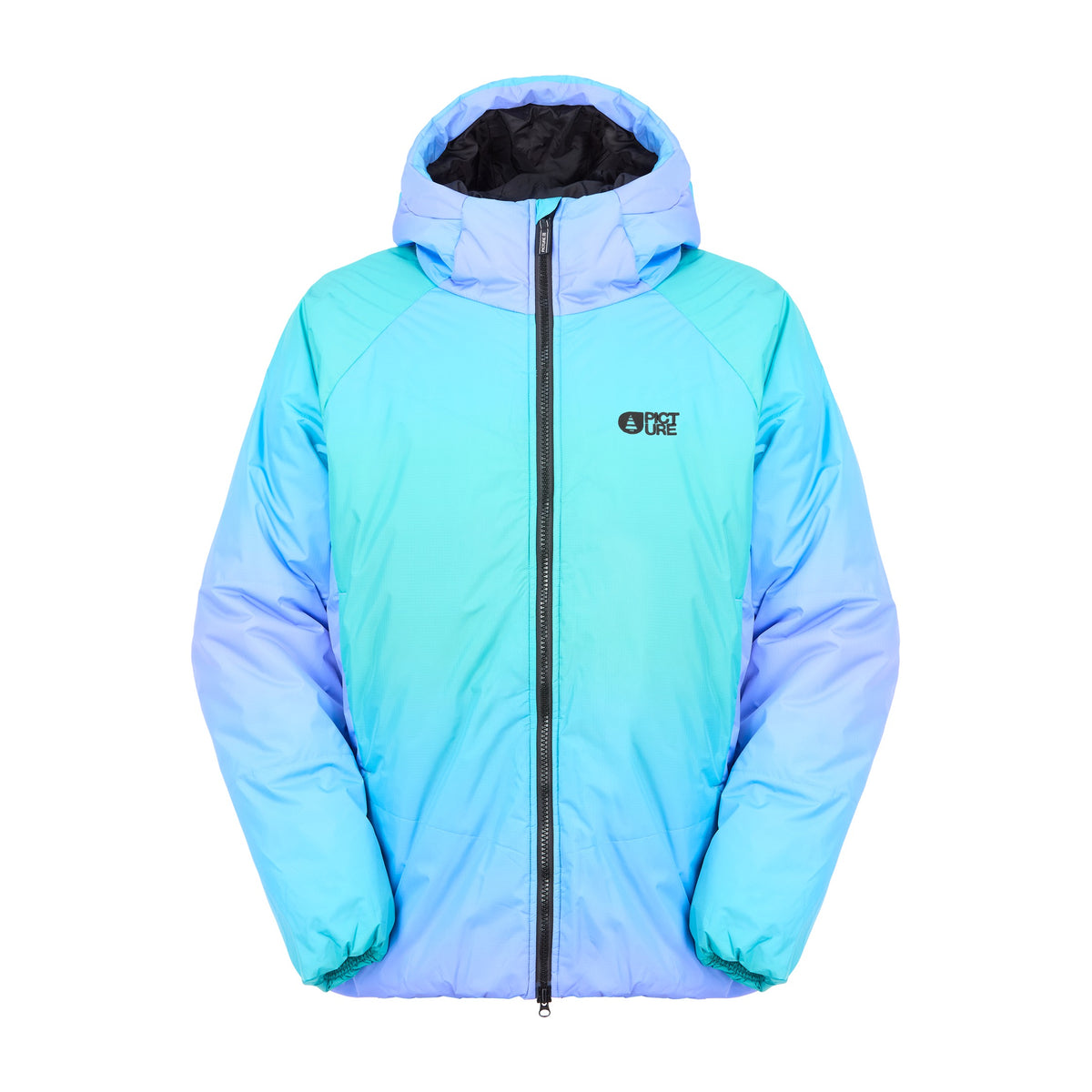 Picture Puffer GRDT Jacket - Men's - Frozen Gradient Print, front