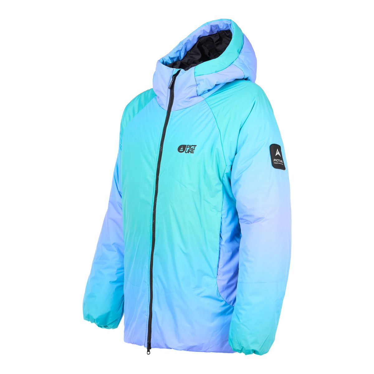 Picture Puffer GRDT Jacket - Men's - Frozen Gradient Print, side