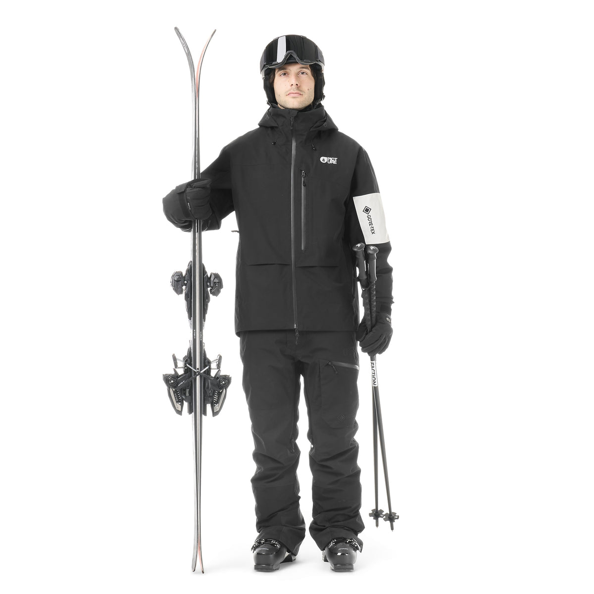 Picture Merassen GORE-TEX Ski Jacket - Men's - Black, on model