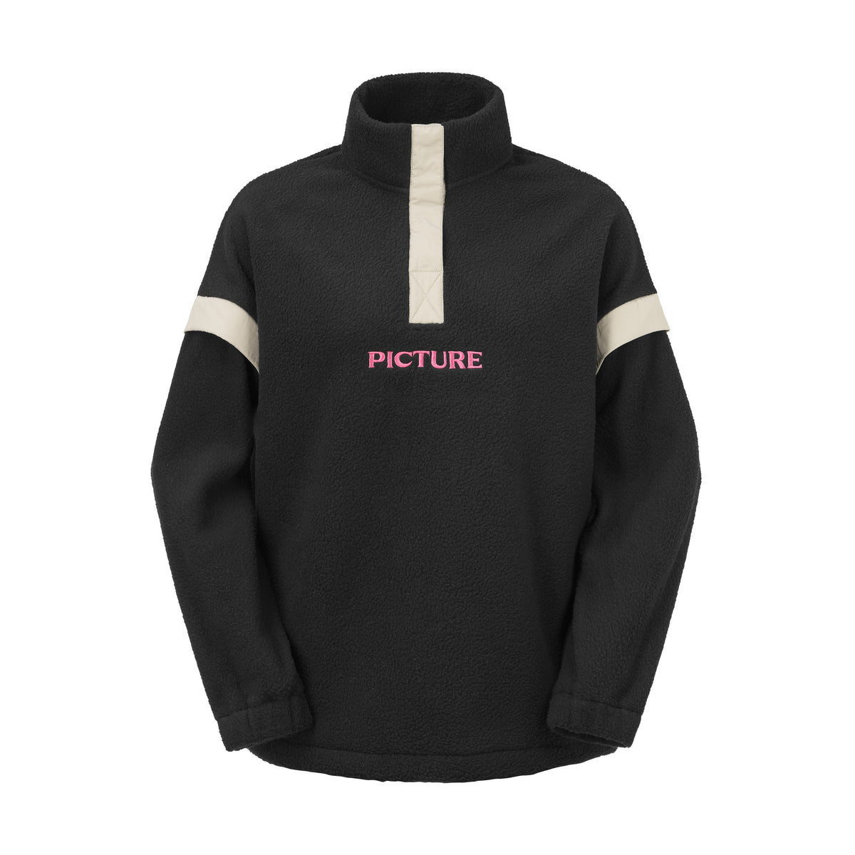 Picture Velora 1/4 Fleece - Women's - Black, front