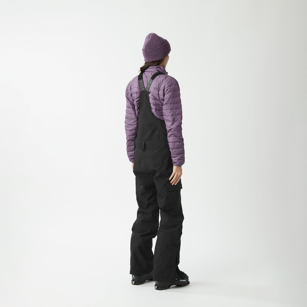 Picture Brita Bib Pants - Women's - Black, on model