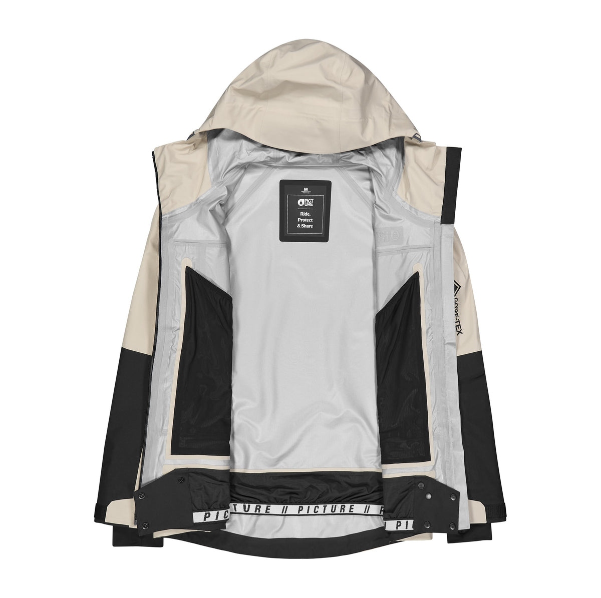 Picture Gravita GORE-TEX 3L Jacket - Women's - Pure Cashmere, open