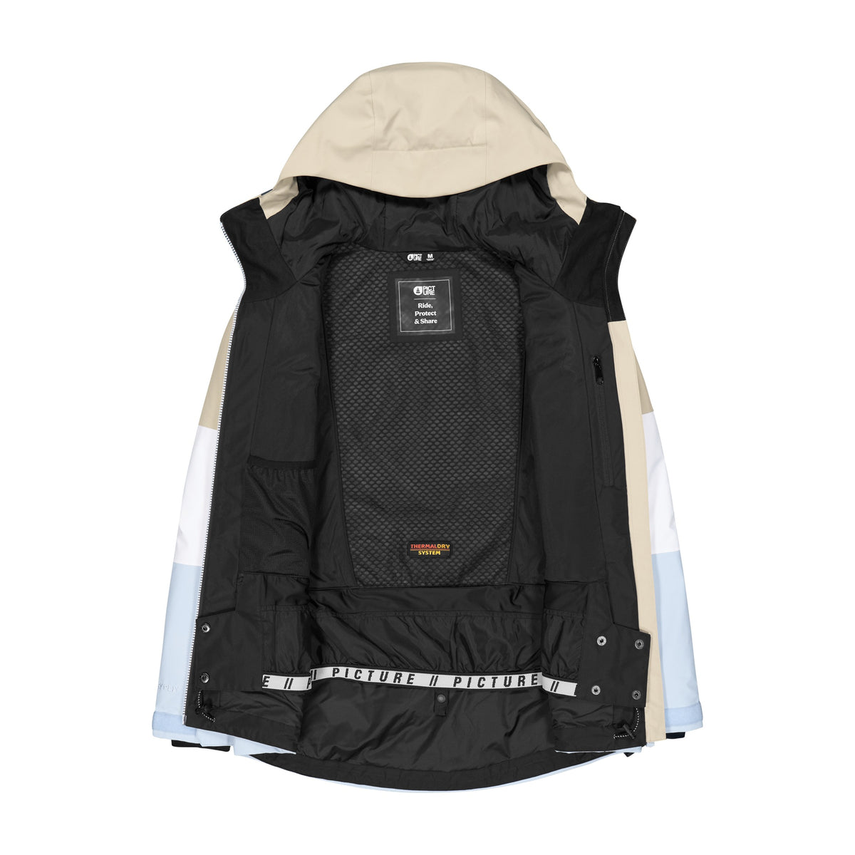 Picture Exa Ski Jacket - Women's - Halogen Blue, open