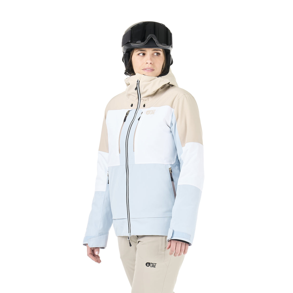 Picture Exa Ski Jacket - Women's - Halogen Blue, on model