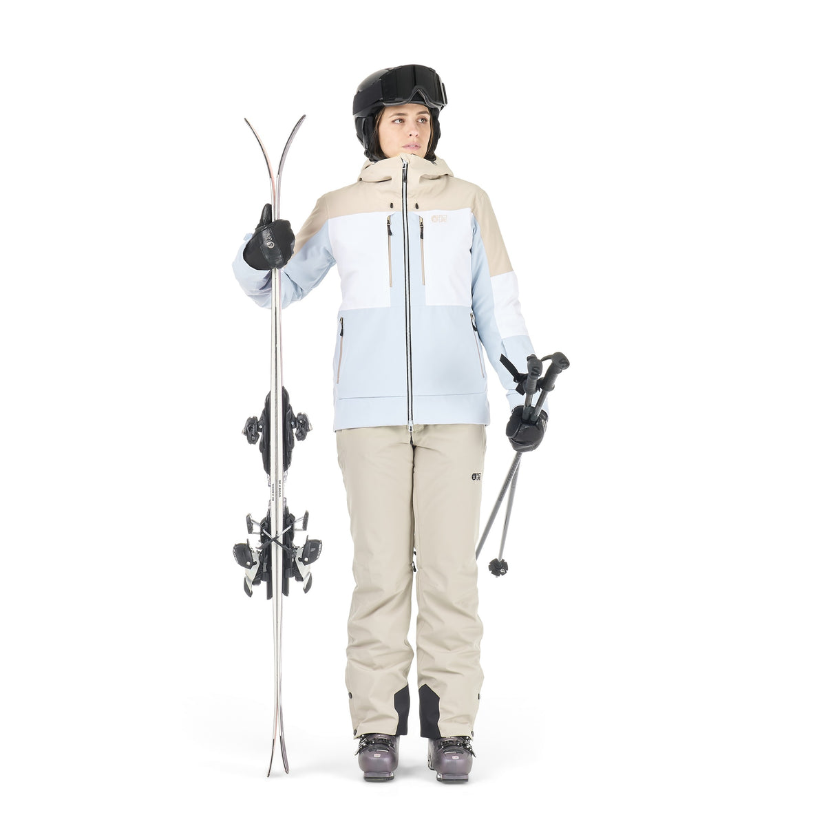 Picture Exa Ski Jacket - Women's - Halogen Blue, on model
