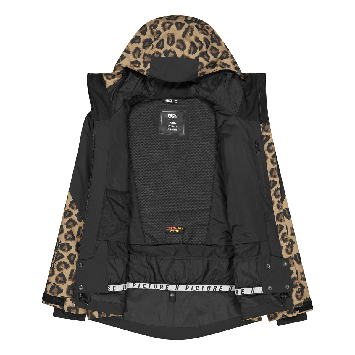 Picture Zoya Ski Jacket - Women's - Wild Spot Print, open