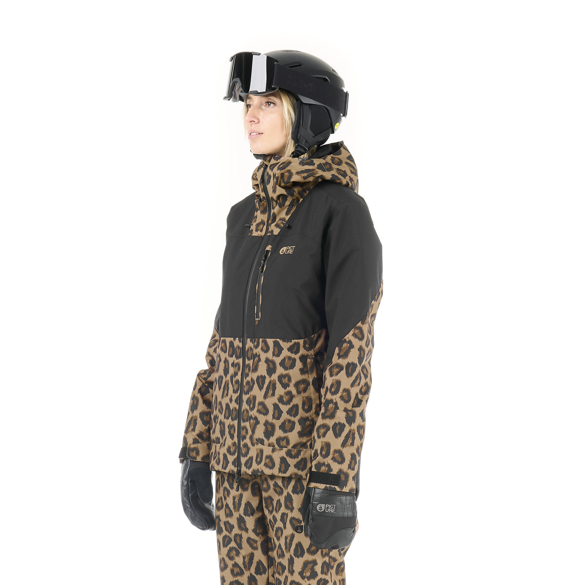 Picture Zoya Ski Jacket - Women's - Wild Spot Print, on model