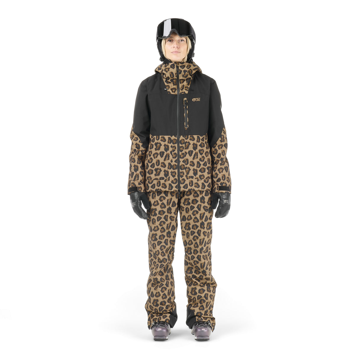 Picture Zoya Ski Jacket - Women's - Wild Spot Print, on model