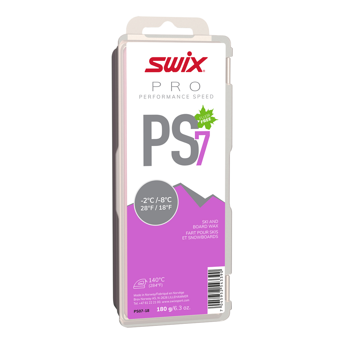Swix PS7 Violet -2°C/-8°C, 180g