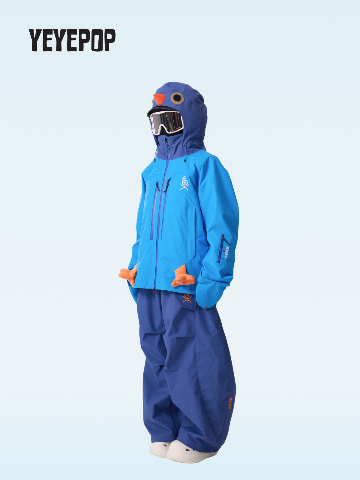YEYEPOP Blue Pigeon 3L Insulated Snow Jacket & Pants - Unisex