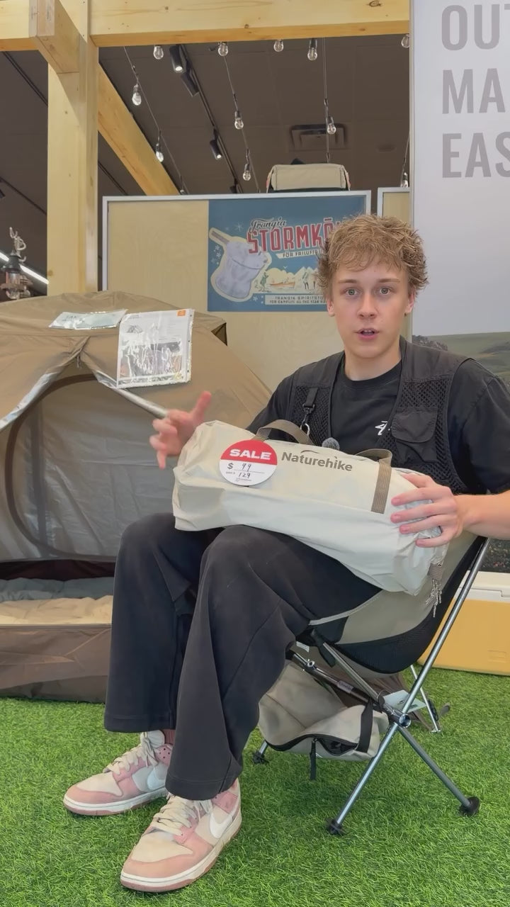 Naturehike Cloud River 2P — 2-person tent for $99, in-store demo reel