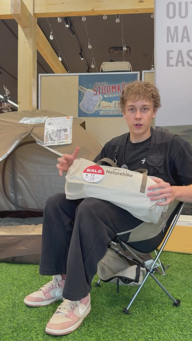 Naturehike Cloud River 2P — 2-person tent for $99, in-store demo reel