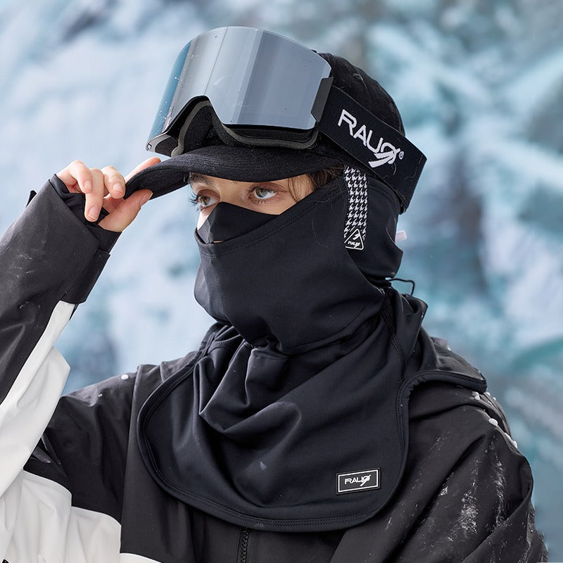RAUO V-Face Mask - Unisex — Houndstooth