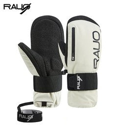 RAUO Kevlar Snow Mittens - Unisex — Cream White