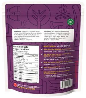 Good To-Go Mushroom Risotto Dehydrated Meal
