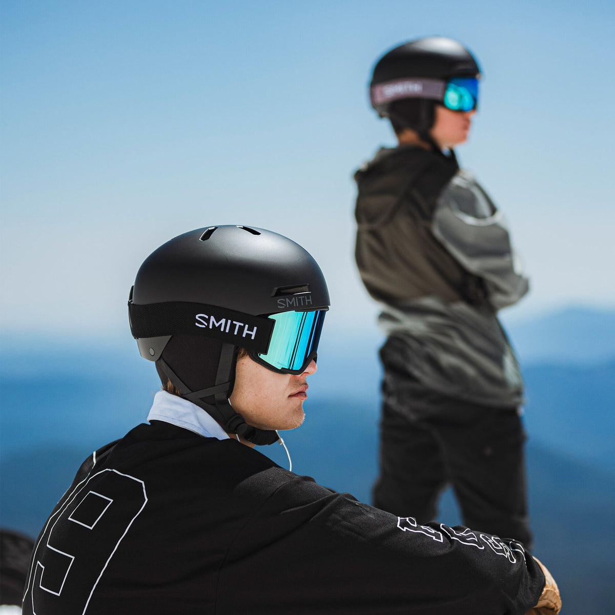 Smith Rodeo Jr. MIPS Ski & Snowboard Helmet - Kids' in Matte Black — lifestyle (official Smith product image)