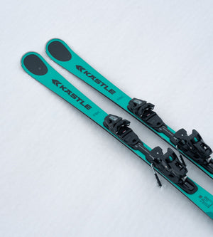 Kastle RX12 SL Premium Skis + K12 TRI GW Bindings - Mint (26-27) — product image