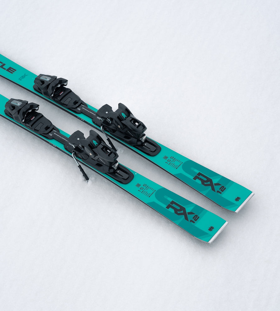 Kastle RX12 SL Premium Skis + K12 TRI GW Bindings - Mint (26-27) — product image