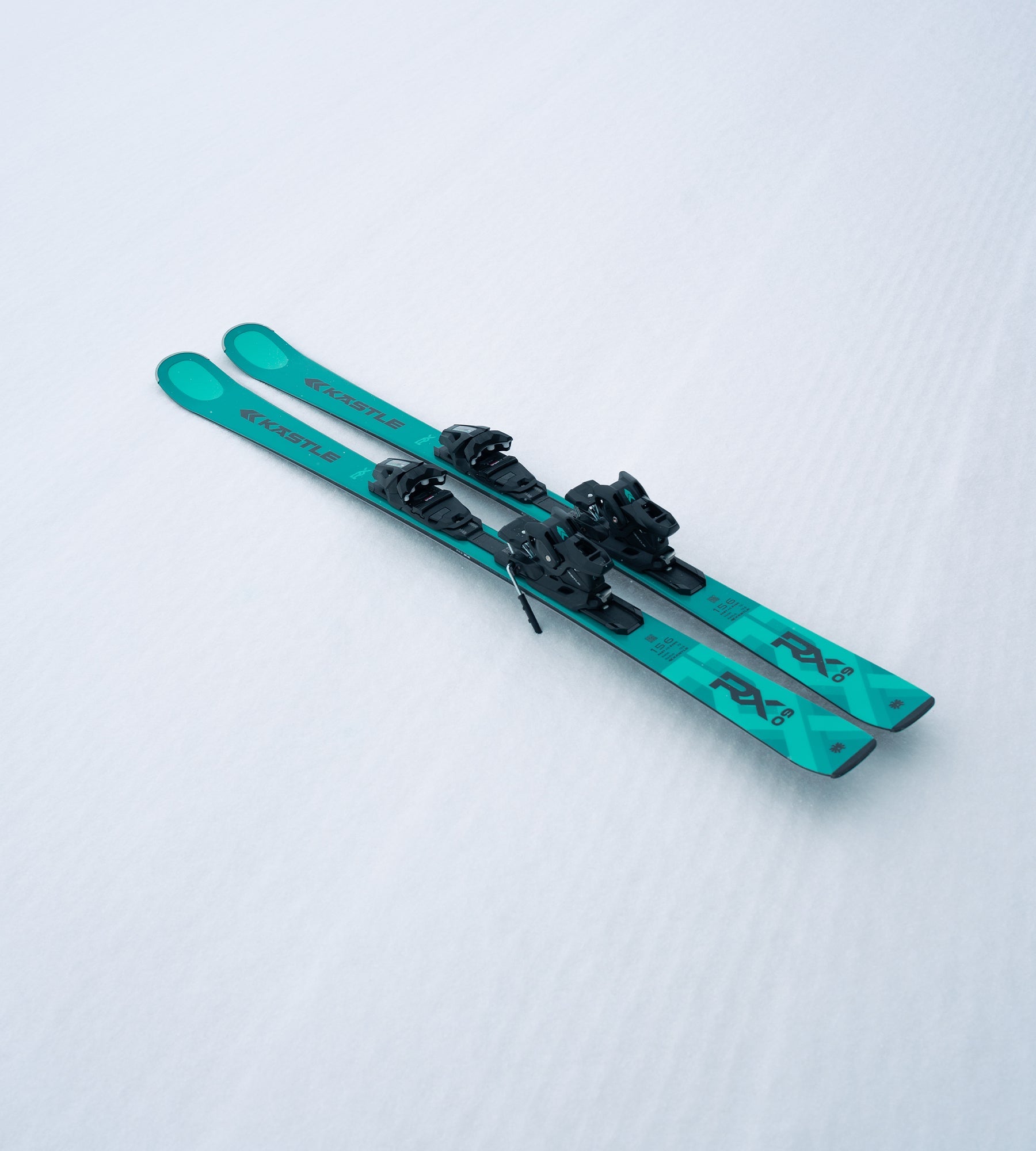 Kastle RX9 Premium Skis + K12 TRI GW Bindings - Mint (26-27) — product image