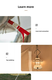 Mobi Garden LS 4 (Air Tunnel Tent) with Inner Tent Set