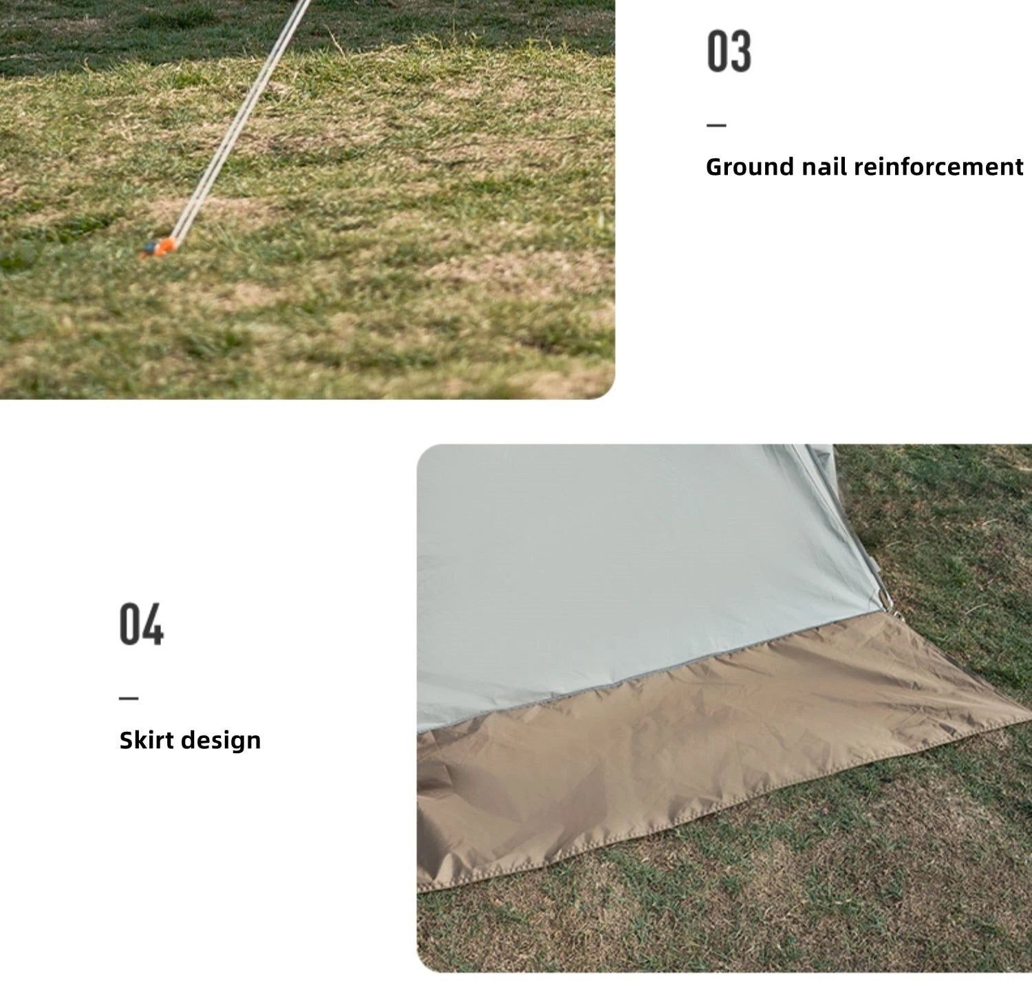 Mobi Garden LS 4 (Air Tunnel Tent) with Inner Tent Set