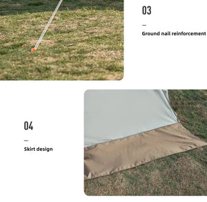 Mobi Garden LS 4 (Air Tunnel Tent) with Inner Tent Set