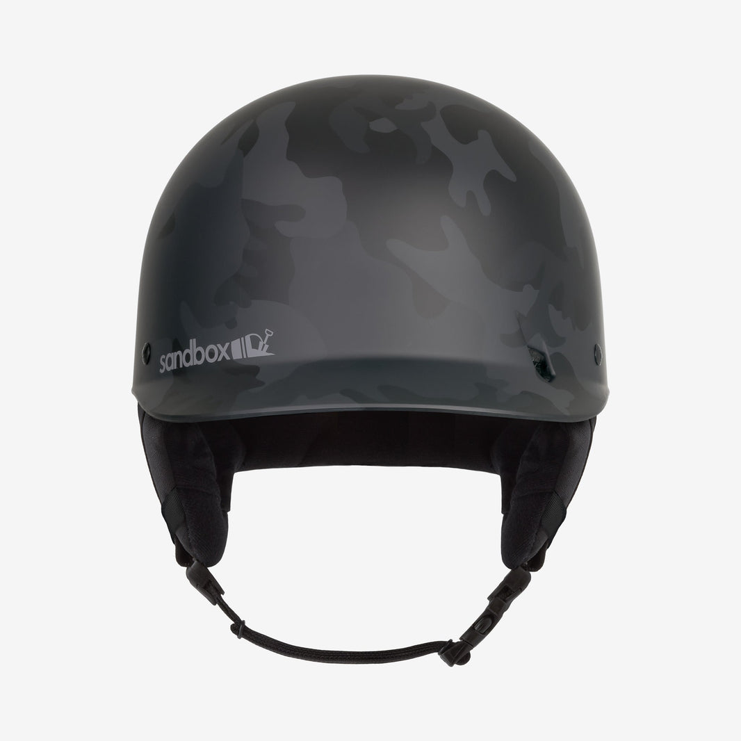 Sandbox Classic 2.0 Snow MIPS Helmet — Black Camo, front