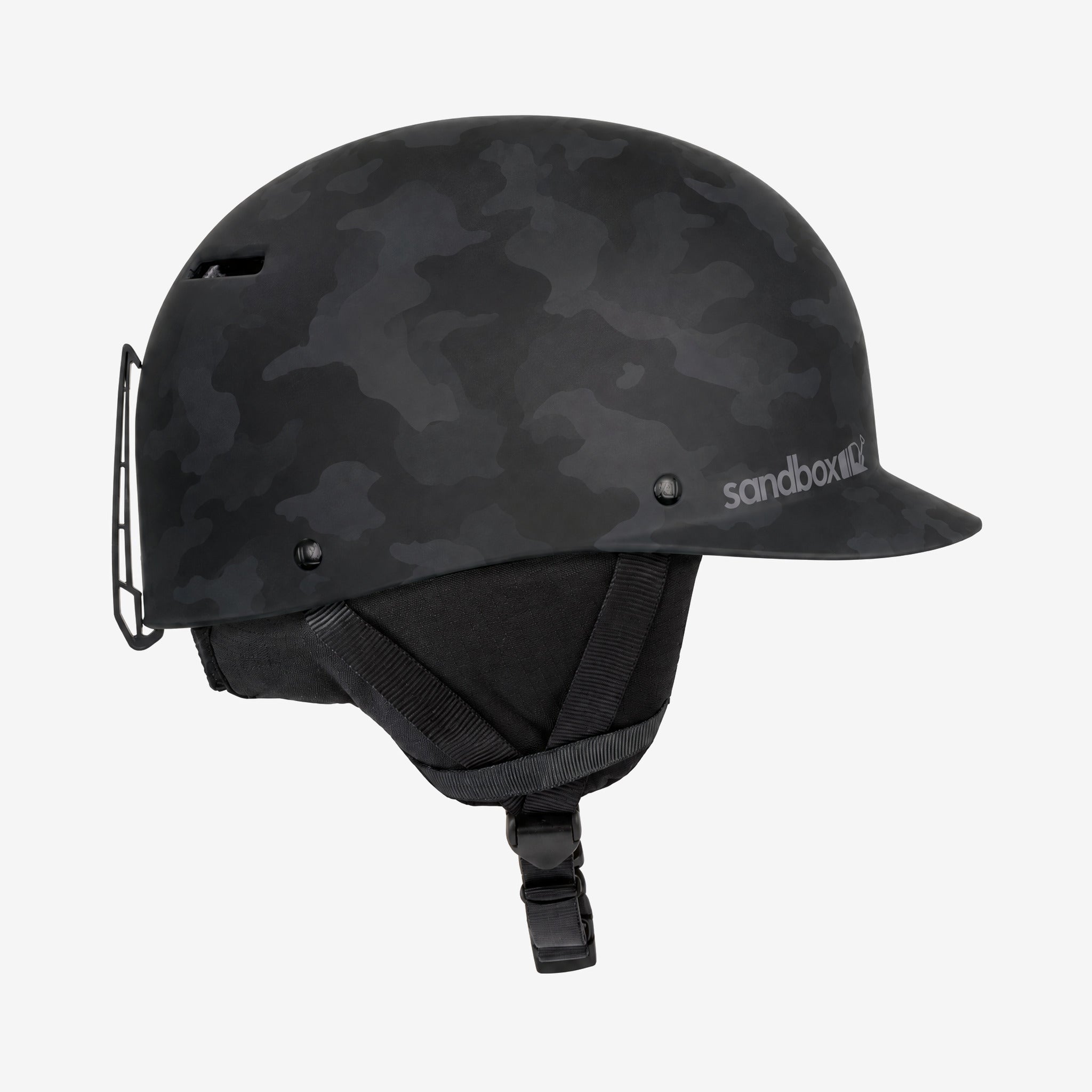 Sandbox Classic 2.0 Snow MIPS Helmet — Black Camo, right side