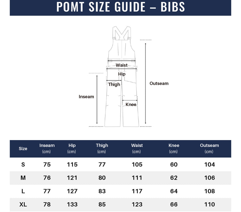 POMT Futur X7 Pro 3L Bibs – Unisex