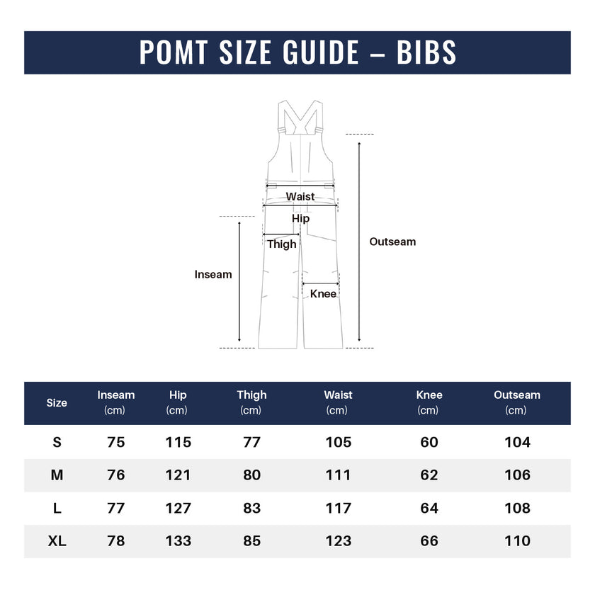 POMT Futur X7 Pro 3L Bibs – Unisex