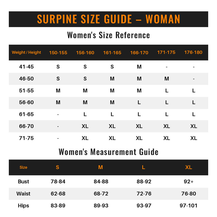 Surpine Women Pro Multi-Functional Base Layer Tops