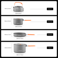 Fire Maple Feast 4 Aluminum Family Camping Cookware