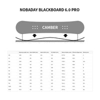 Nobaday Blackboard 6.0 Pro Snowboard Naturo